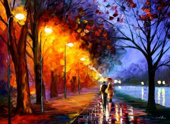 Le Copertine: Alley by the Lake - Leonid Afremov
