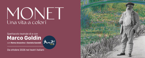 Monet. Una vita a colori spettacolo teatrale di e con Marco Goldin